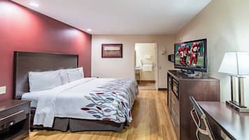 Cribs (free), WiFi (free), alarm clocks, bed sheets