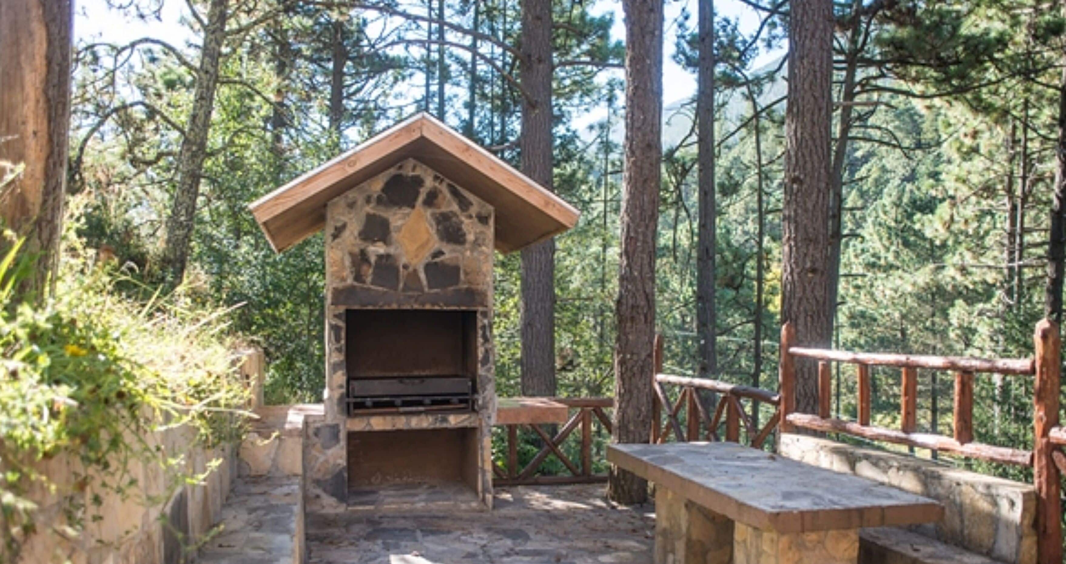 basic cabin, 2 bedrooms, mountain view | terrace/patio