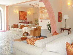 Sitteområde i lobbyen