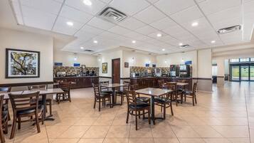 Free daily full breakfast