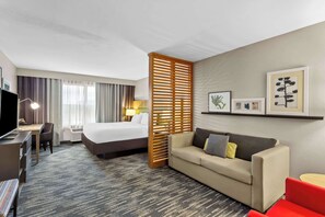 Room, 1 King Bed, Non Smoking | Tempur-Pedic beds, desk, blackout drapes, iron/ironing board - Country Inn & Suites by Radisson, Portage, IN (Portage)