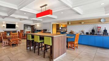 Free buffet breakfast