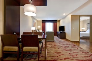 Suite, 1 Bedroom, Non Smoking | Living area | 42-inch LCD TV with cable channels - Homewood Suites by Hilton Albuquerque Airport (Albuquerque)