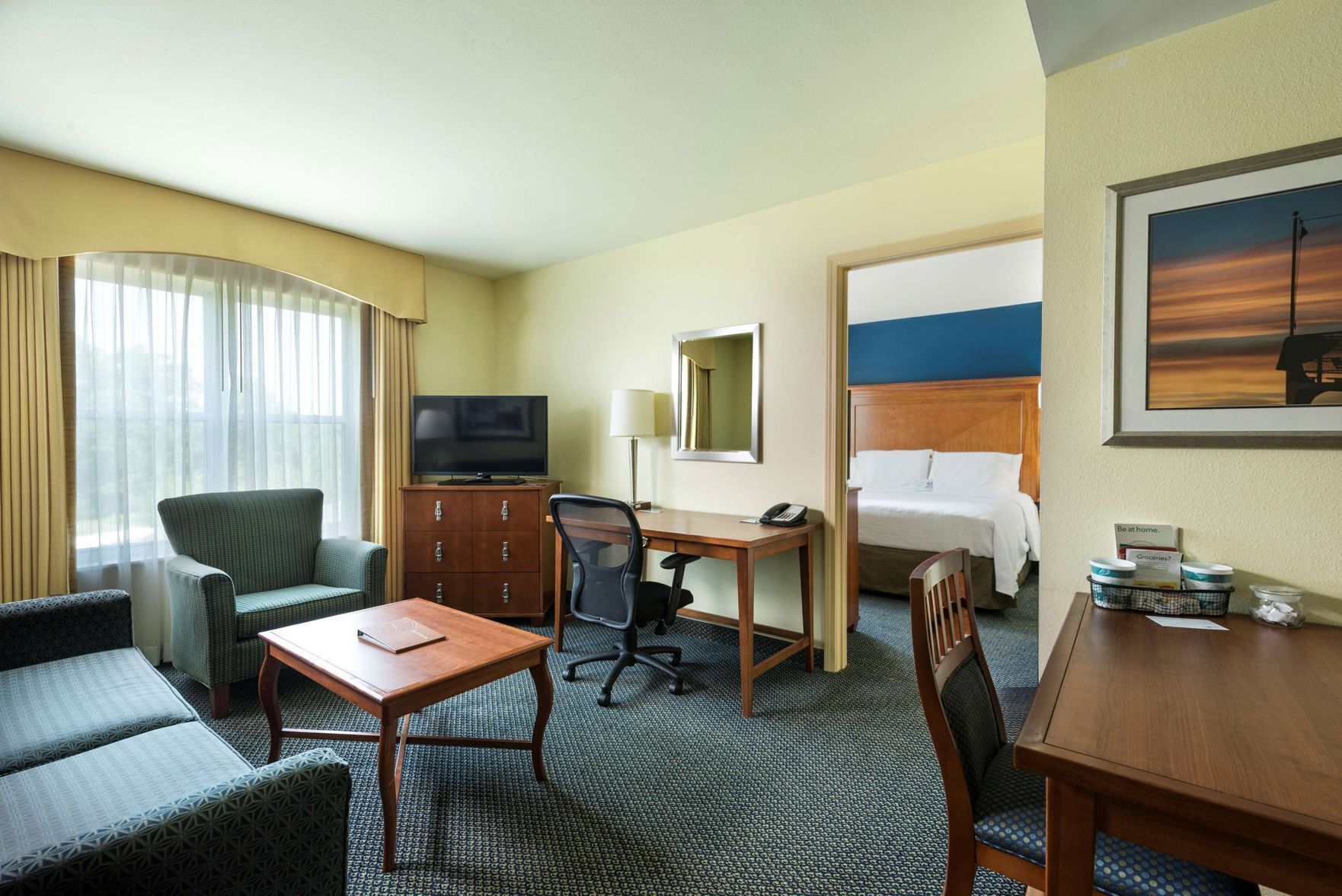 Down duvets, pillow-top beds, in-room safe, desk