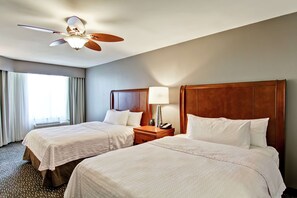 Suite, 2 Queen Beds, Accessible (Mobility & Hearing, Roll-in Shower) | Premium bedding, down comforters, pillowtop beds, in-room safe