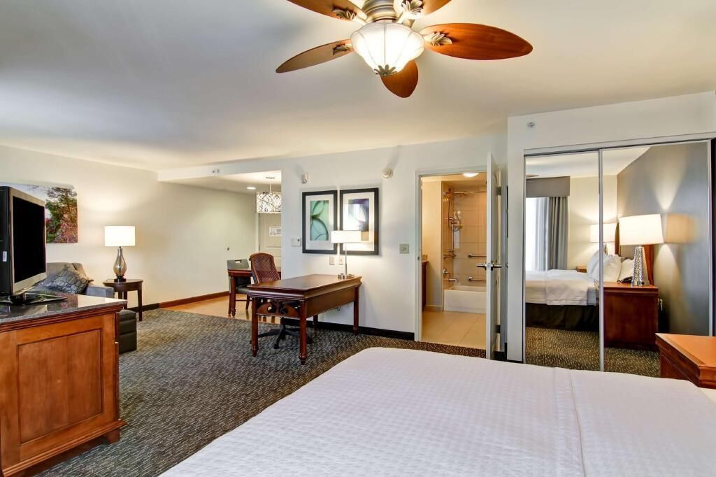 Premium bedding, down comforters, pillowtop beds, in-room safe