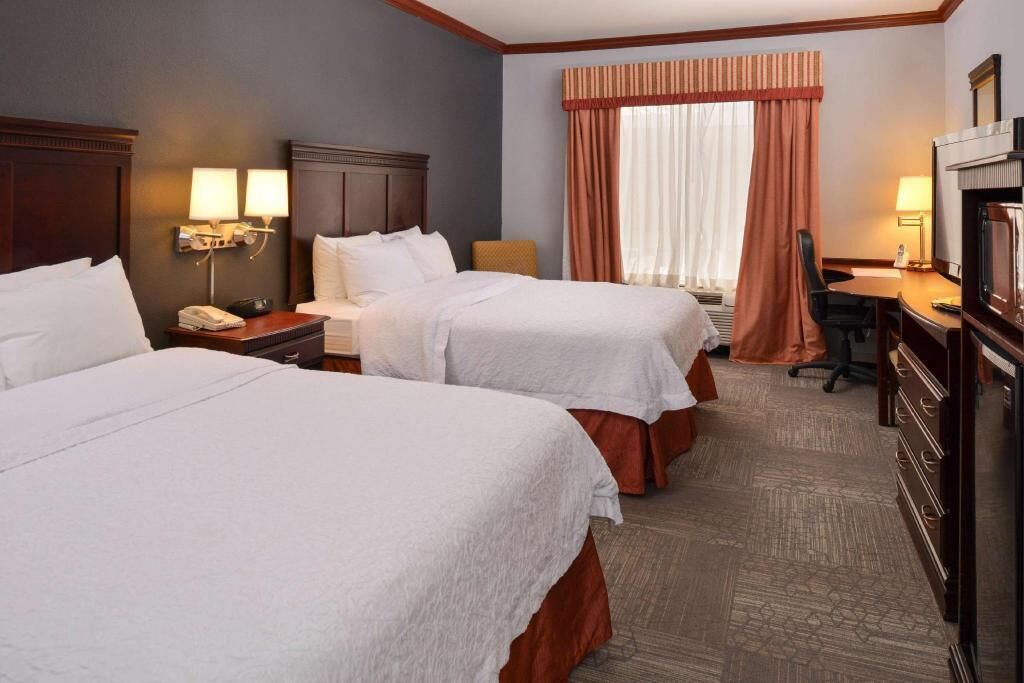 In-room safe, desk, iron/ironing board, free cribs/infant beds