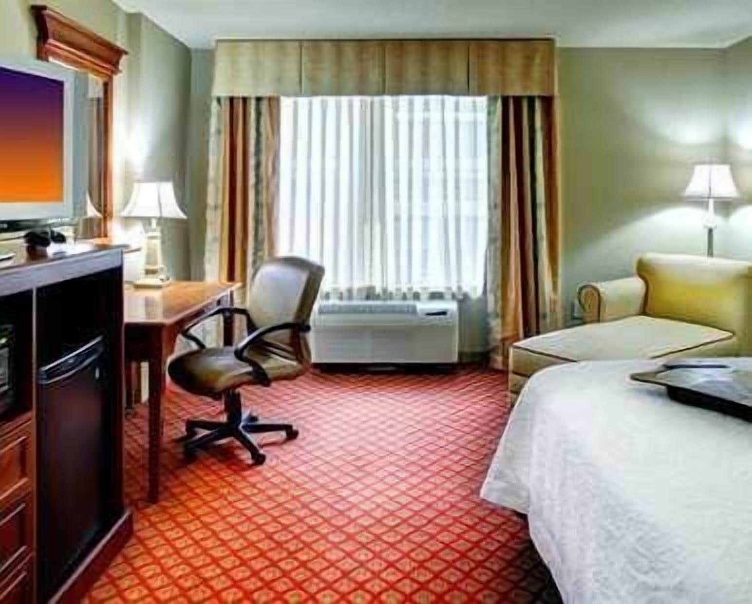 In-room safe, desk, iron/ironing board, free cribs/infant beds