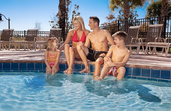 2 outdoor pools, pool umbrellas, sun loungers