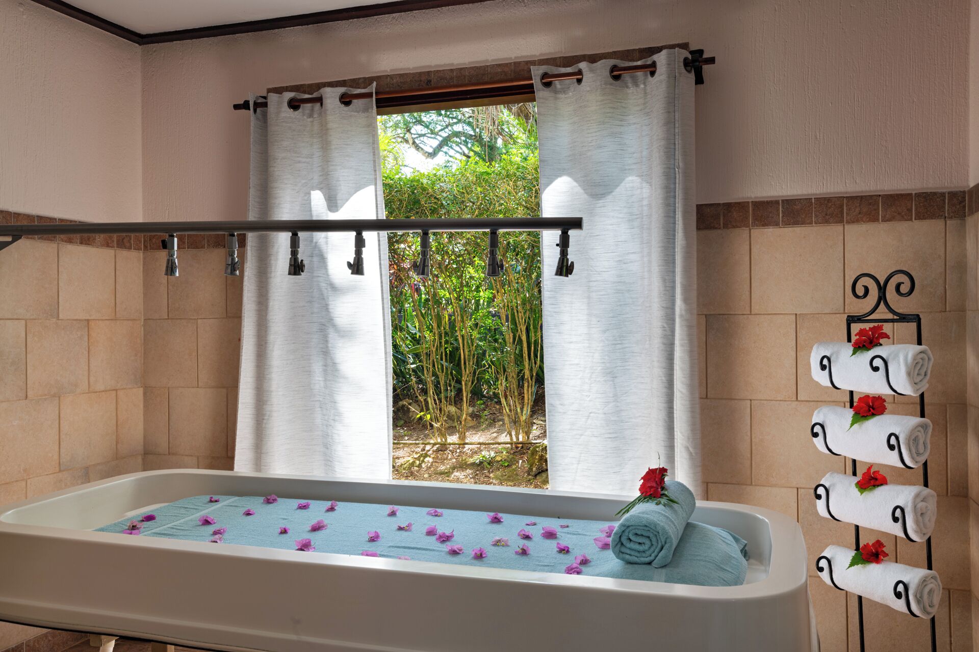couples treatment room(s), hot tub, body treatments, mud baths