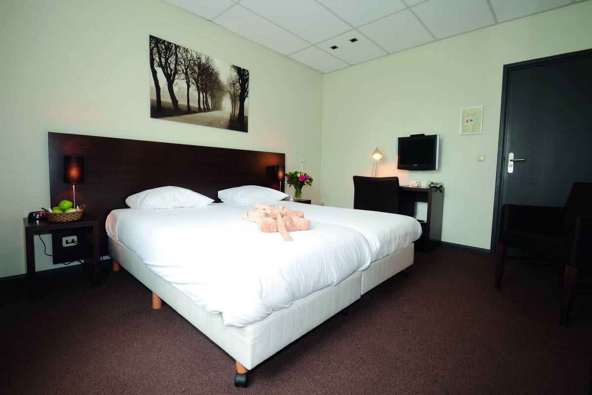 Desk, cots/infant beds, rollaway beds, free WiFi