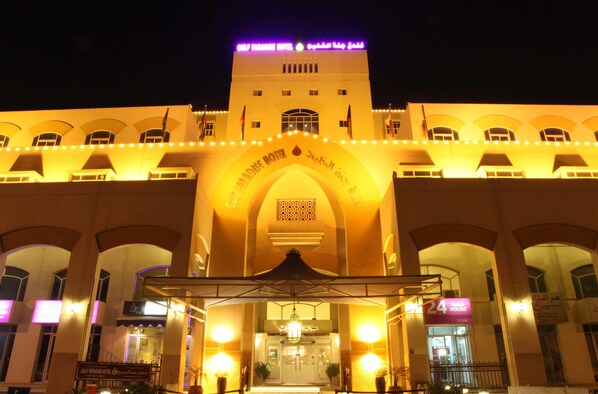 Front of property – evening/night