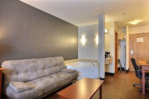 Desk, blackout drapes, iron/ironing board, free WiFi