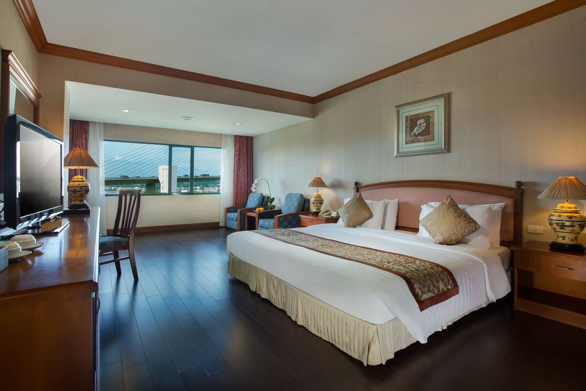 尊榮雙人房, 海景 | 1 間臥室、高級寢具、羽絨被、舒適加層