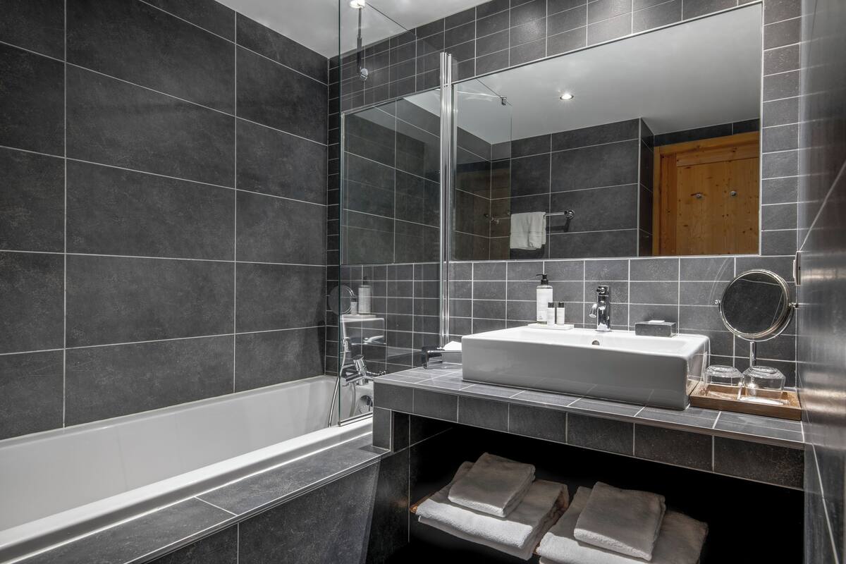 free toiletries, hair dryer, bathrobes, slippers