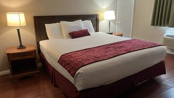 1 bedroom, hypo-allergenic bedding, iron/ironing board, free WiFi