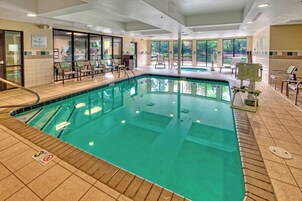 Indoor pool, open 6 AM to 11 PM, sun loungers