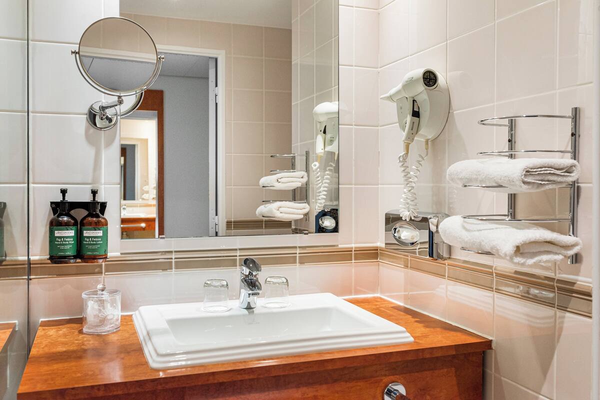 in-room safe, desk, blackout curtains, soundproofing