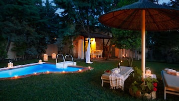 Superior Maisonette, Private Pool | Outdoor pool | Outdoor pool, pool umbrellas, sun loungers
