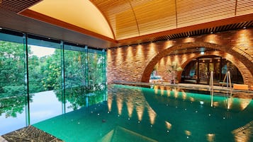 Indoor pool, outdoor pool