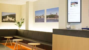 Sala de estar en el lobby
