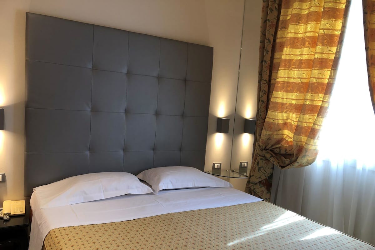 Down duvets, minibar, in-room safe, desk