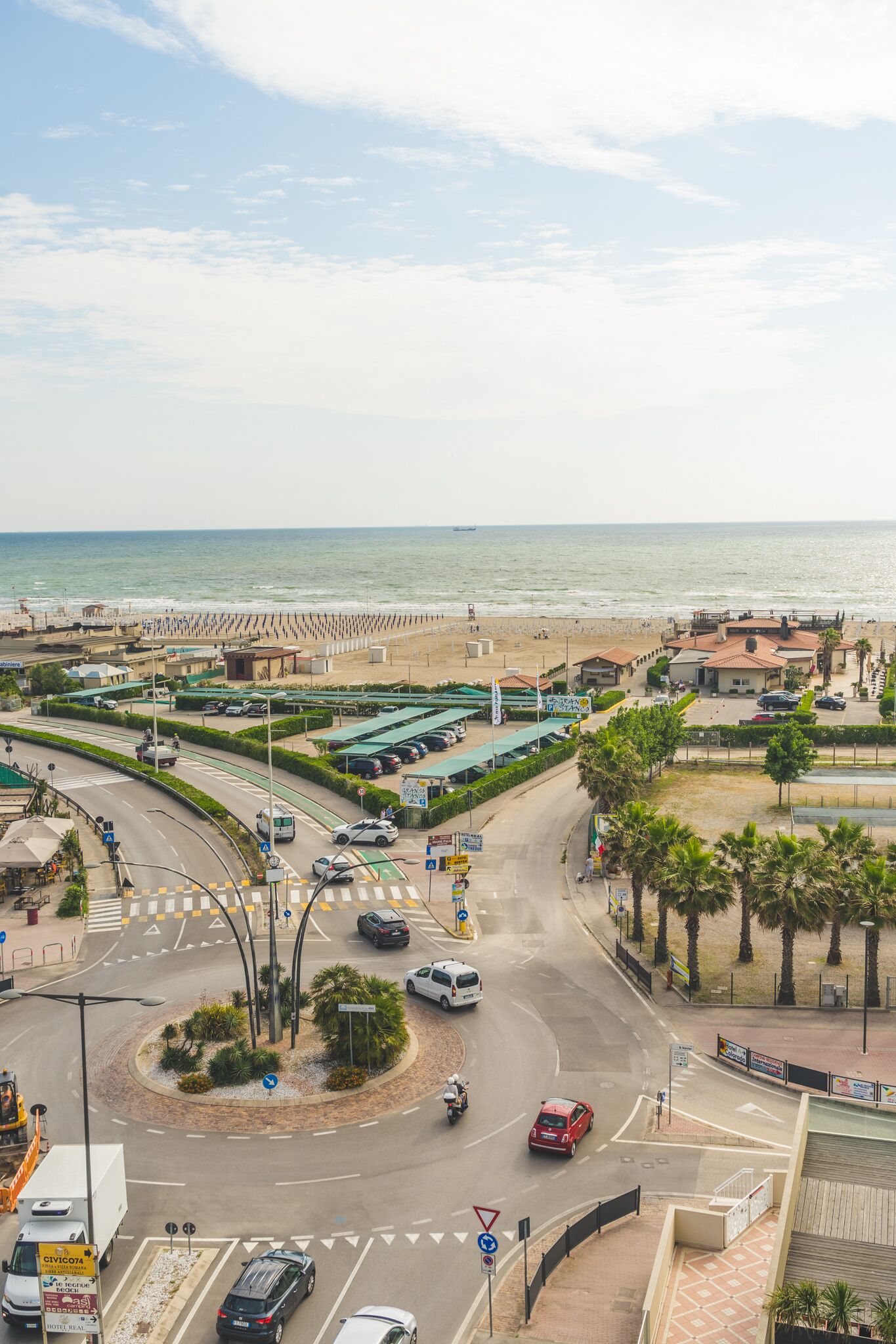 منظر من الجو على ارتفاع عالٍ