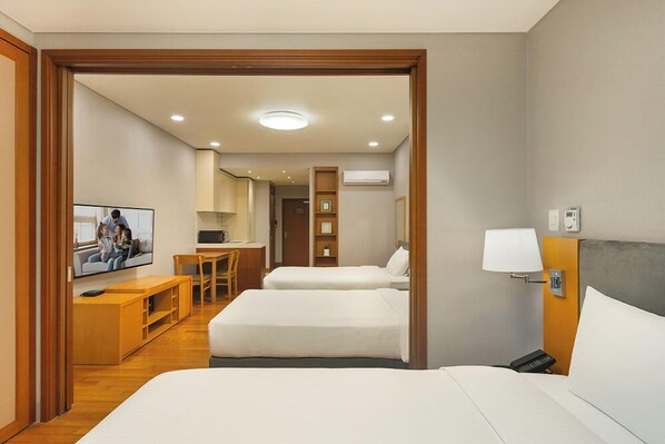 1 Bedroom Premier | Zimmersafe, Schreibtisch, Bügeleisen/Bügelbrett, kostenloses WLAN