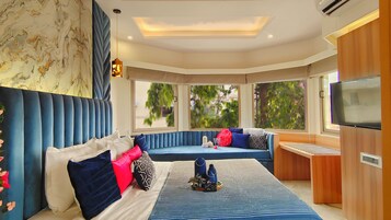 Panoramic View room with Daybed | Roupas de cama de algodão egípcio, roupas de cama premium