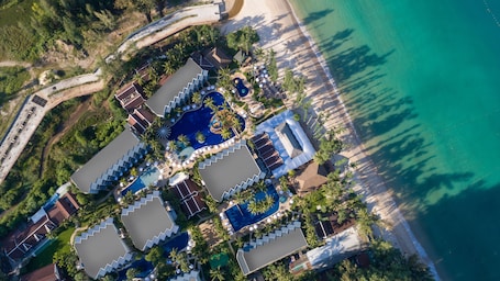 Aerial view. Sunwing Bangtao Beach