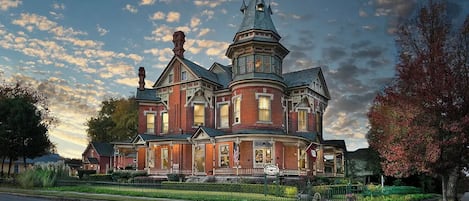 Front of property - evening/night