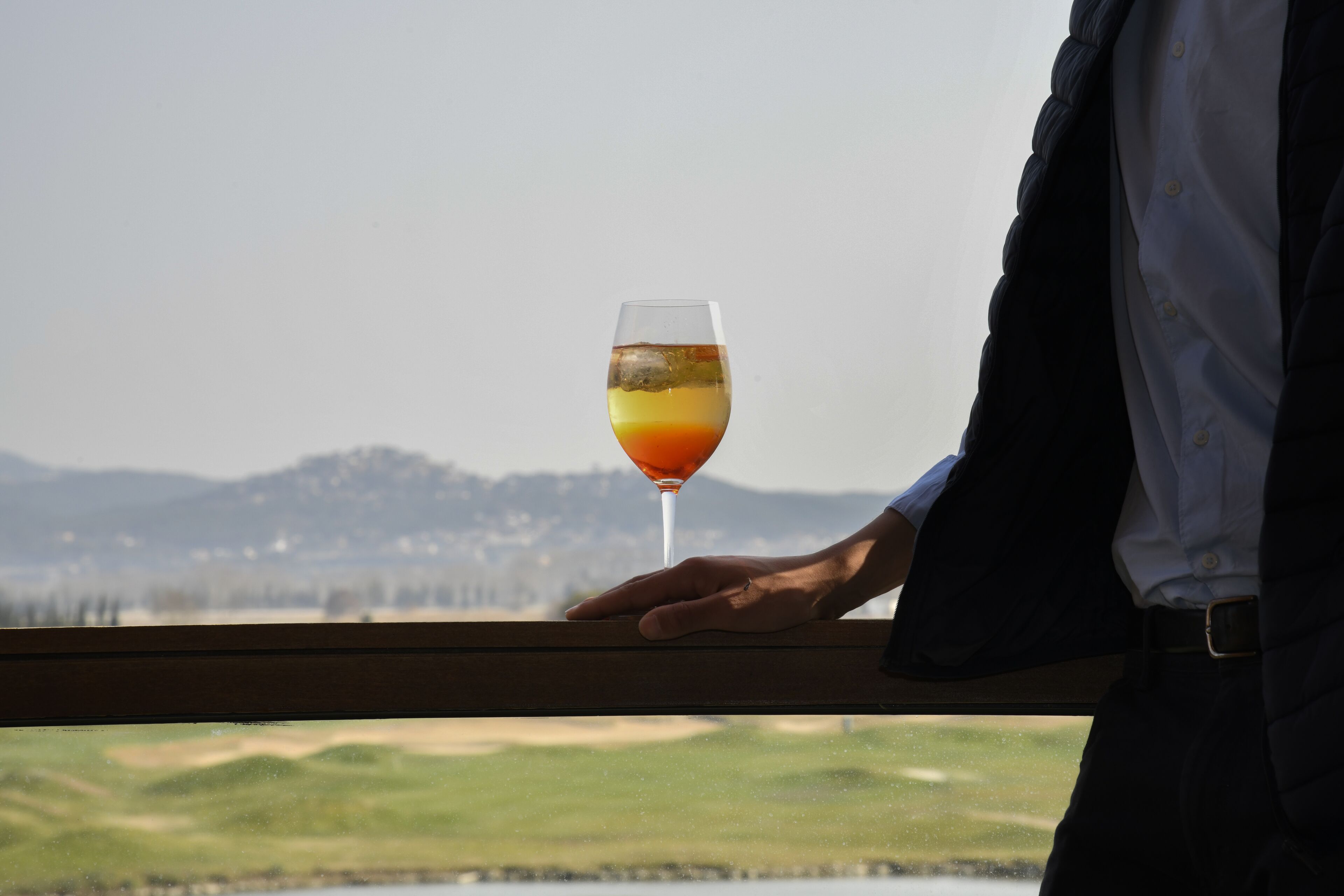 deluxe double room, terrace, golf view | terrace/patio