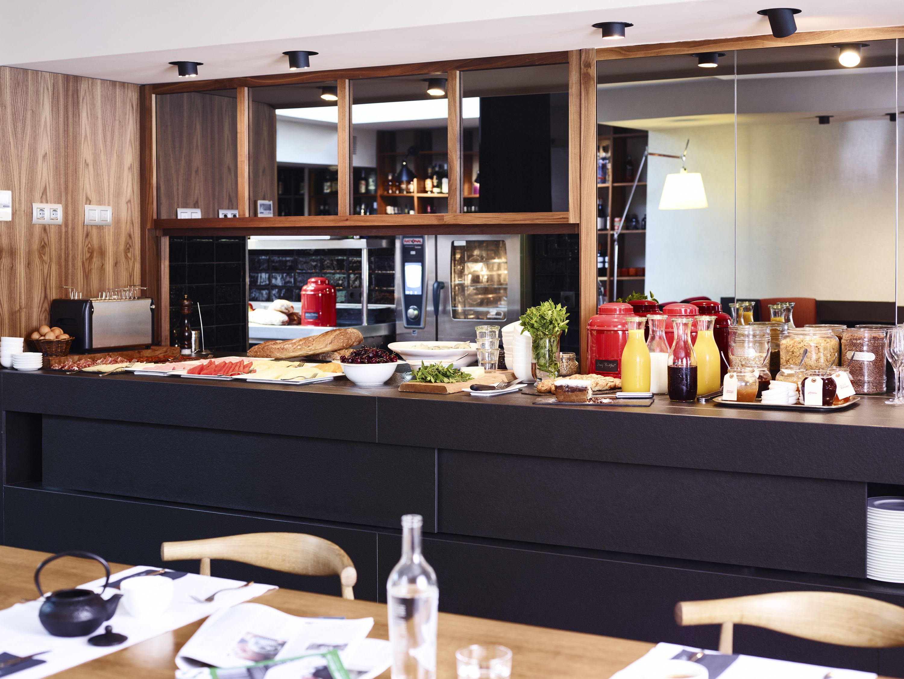 daily buffet breakfast (eur 18 per person)