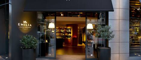 Entrée de l’hébergement