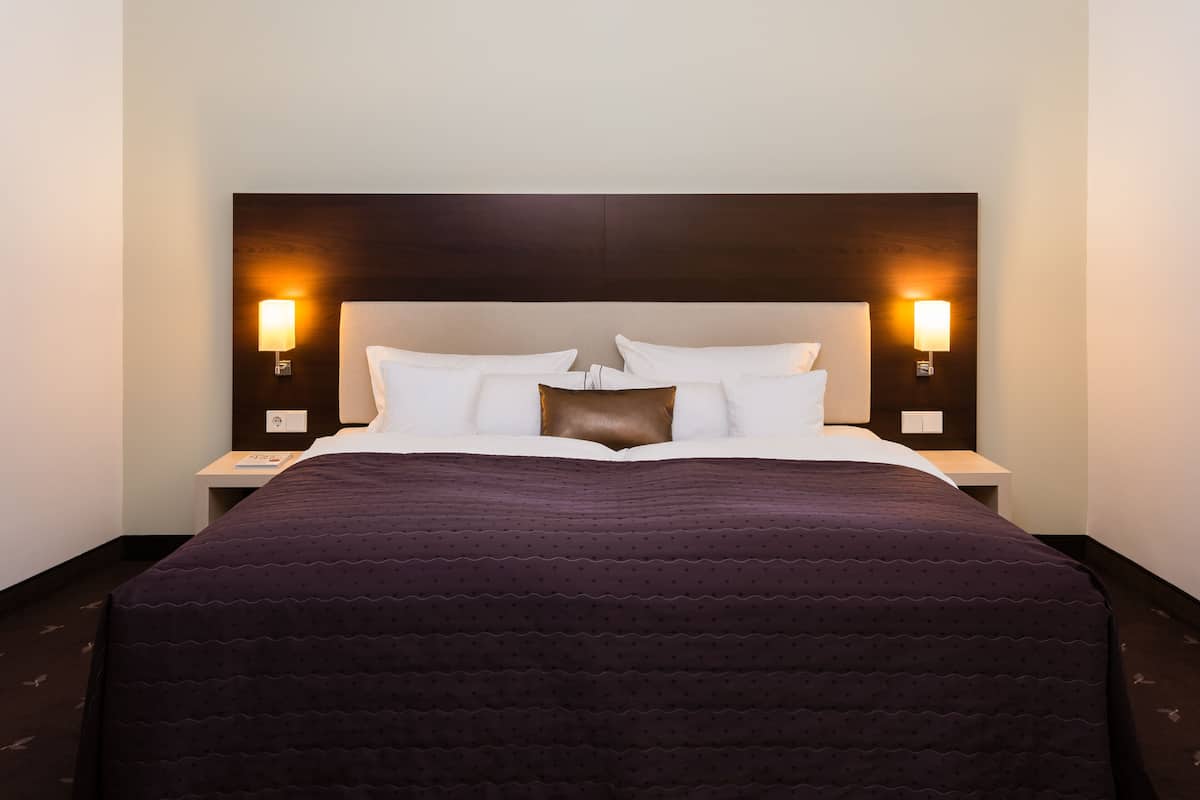 1 bedroom, hypo-allergenic bedding, pillow-top beds, in-room safe