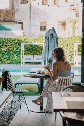 Terrace/patio - Hotel Windsor Tossa – Adults Only +16 (Tossa de Mar)