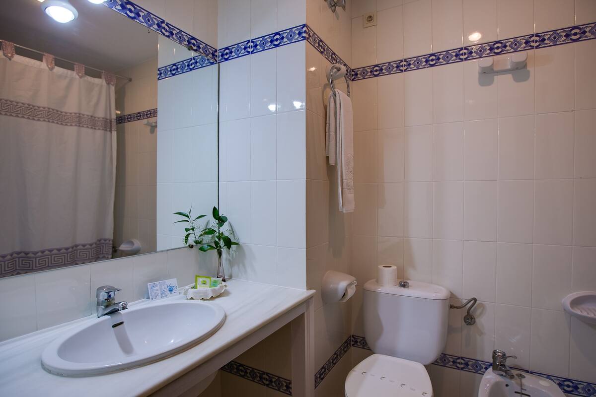 triple room | bathroom | bathtub, free toiletries, hair dryer, bidet