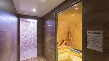 Sauna seca, sauna a vapor, tratamentos corporais, bandagem corporal