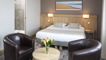 Biancheria da letto di alta qualità, una cassaforte in camera