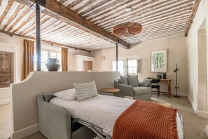 Deluxe Quadruple Room, Terrace | 1 bedroom, premium bedding, in-room safe, individually decorated