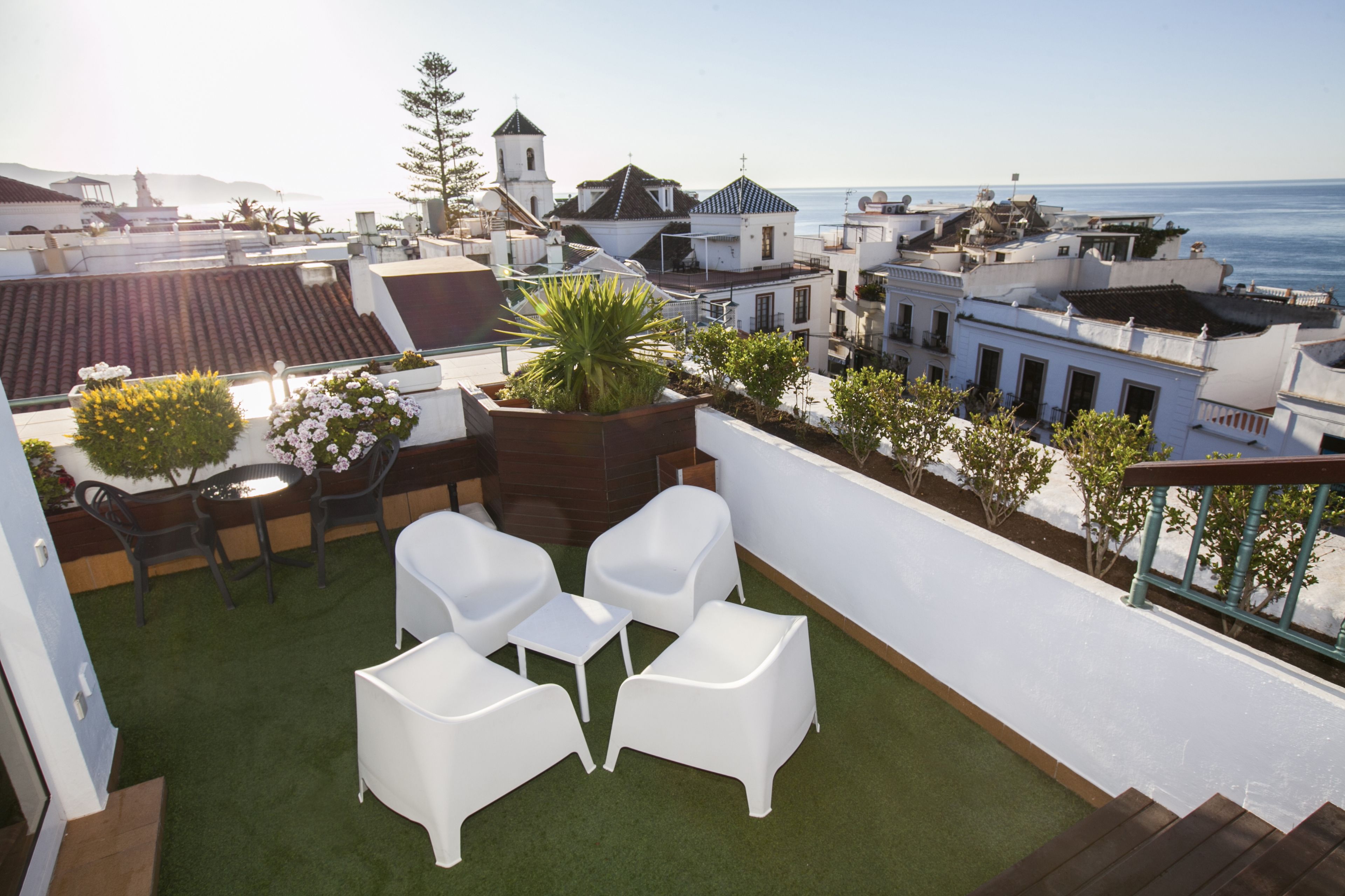 Uitzicht vanuit accommodatie