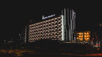 Front of property – evening/night