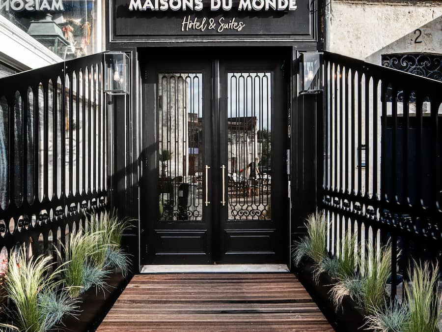 Fassade der Unterkunft