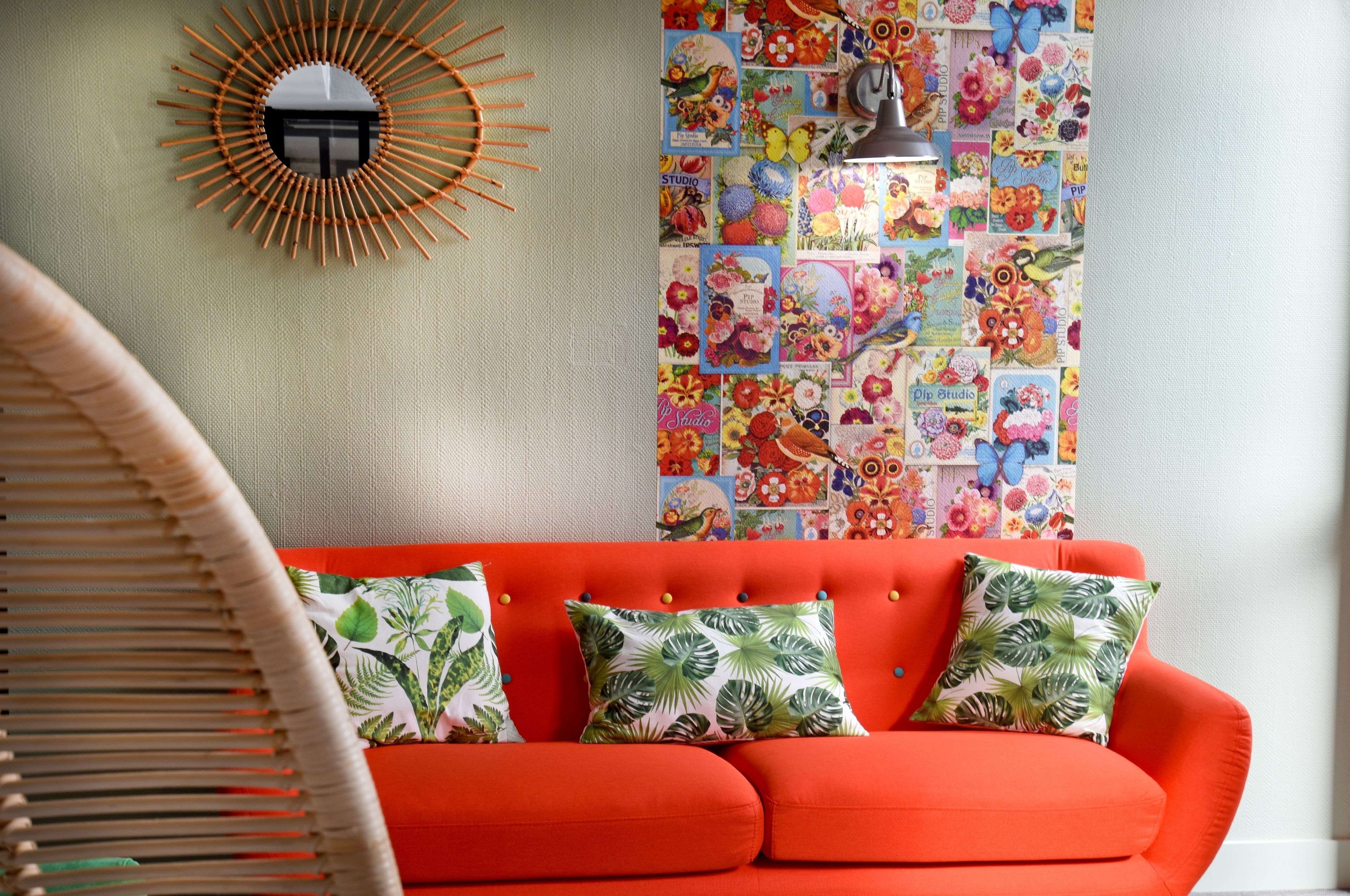 Sittområde i lobbyn