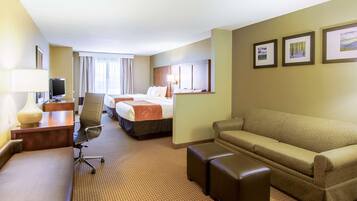 Suite, Non Smoking | Desk, blackout drapes, iron/ironing board, WiFi