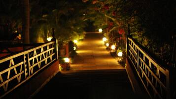 Front of property – evening/night