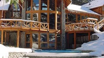 Majoituspaikan julkisivu