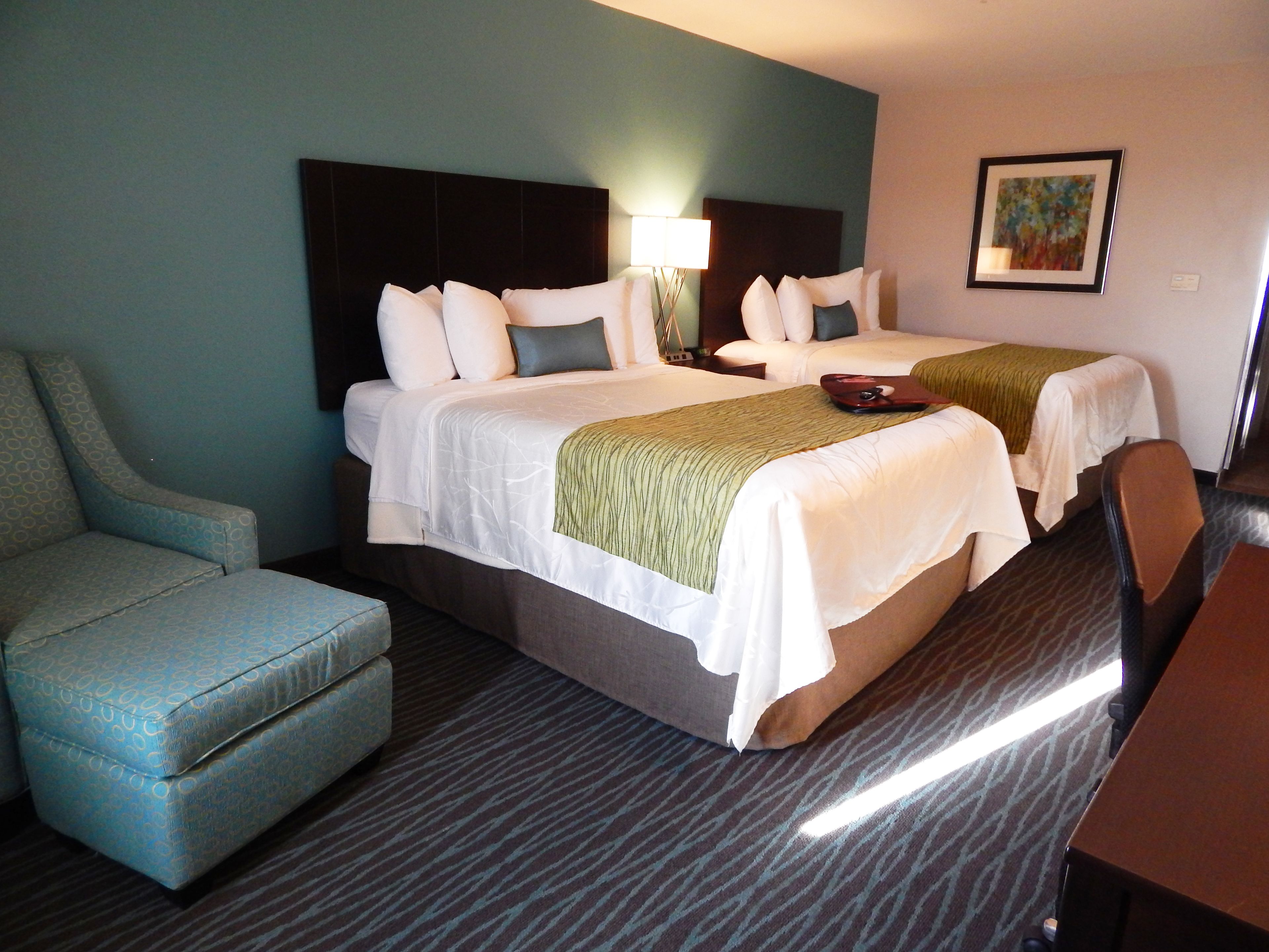In-room safe, desk, blackout curtains, iron/ironing board