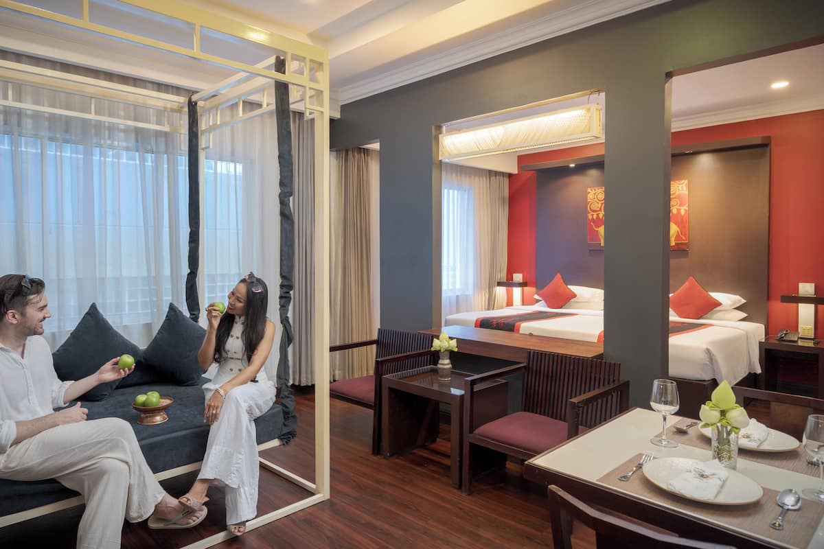 Memoire Suite | 1 kamar tidur, seprai antialergi, minibar, dan brankas