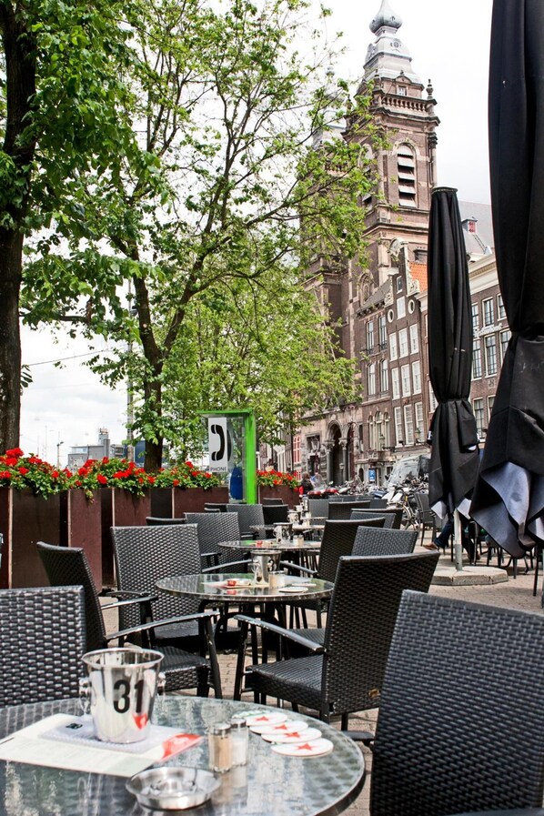 Serveert diner, internationale gerechten